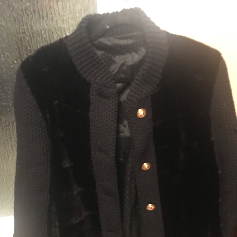 Fur vest coat